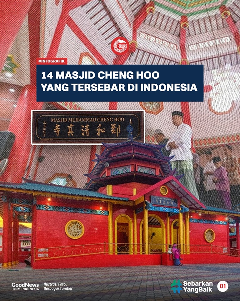 14 Masjid Cheng Ho di Indonesia dan Keistimewaannya