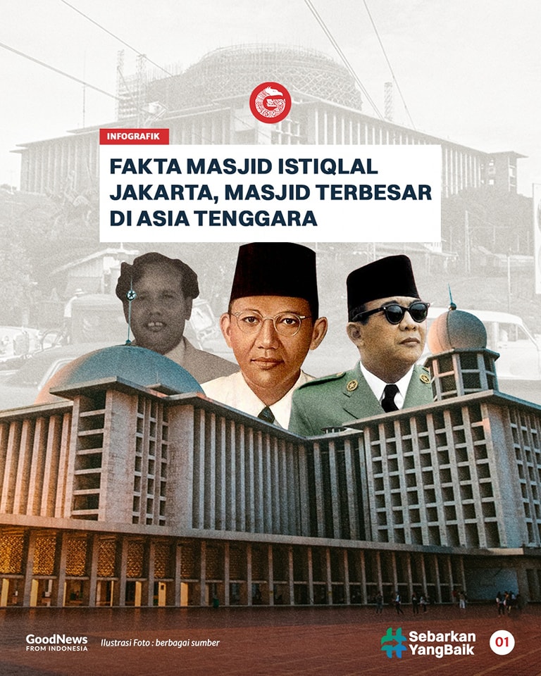 Fakta Masjid Istiqlal Jakarta, Masjid Terbesar di Asia&nbsp;Tenggara