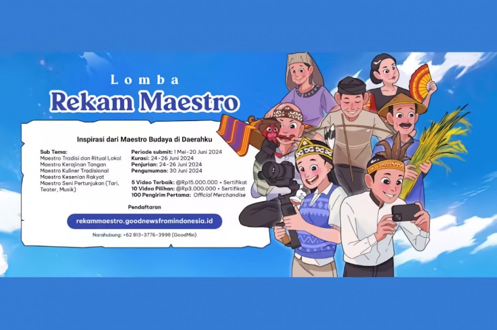 Lomba Rekam Maestro Selesai, Ini Daftar Pemenang yang Dapat Hadiah Jutaan Rupiah