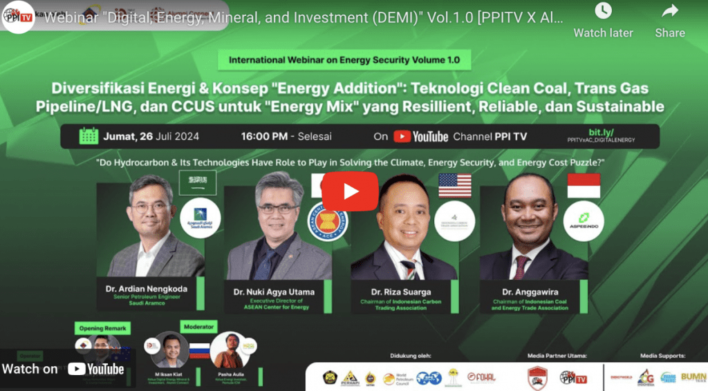 Kementerian ESDM, KMI, dan PPI Dunia Adakan Webinar, Soroti Optimalisasi Energy Security